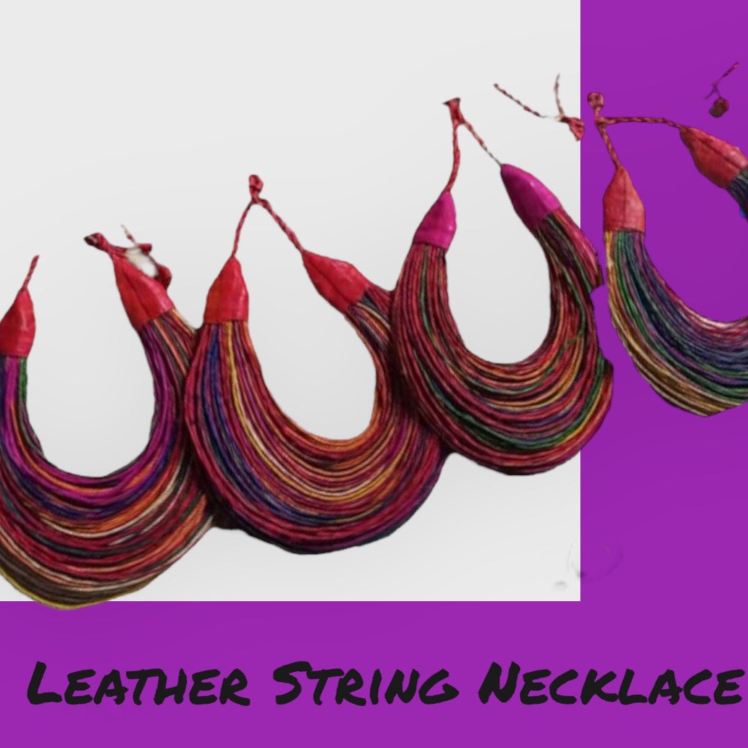 Leather String Necklaces