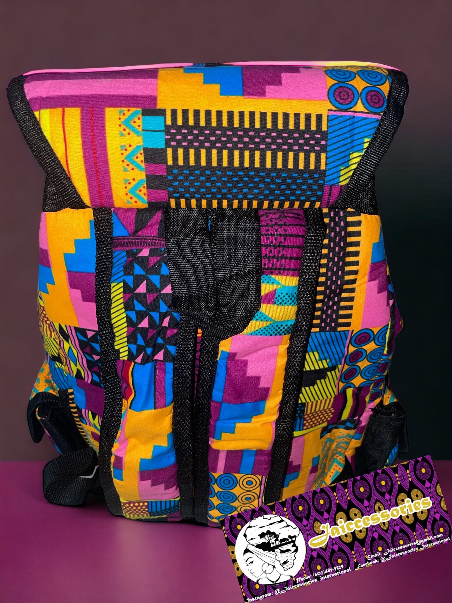 Africa Backpack - Harrison Pink