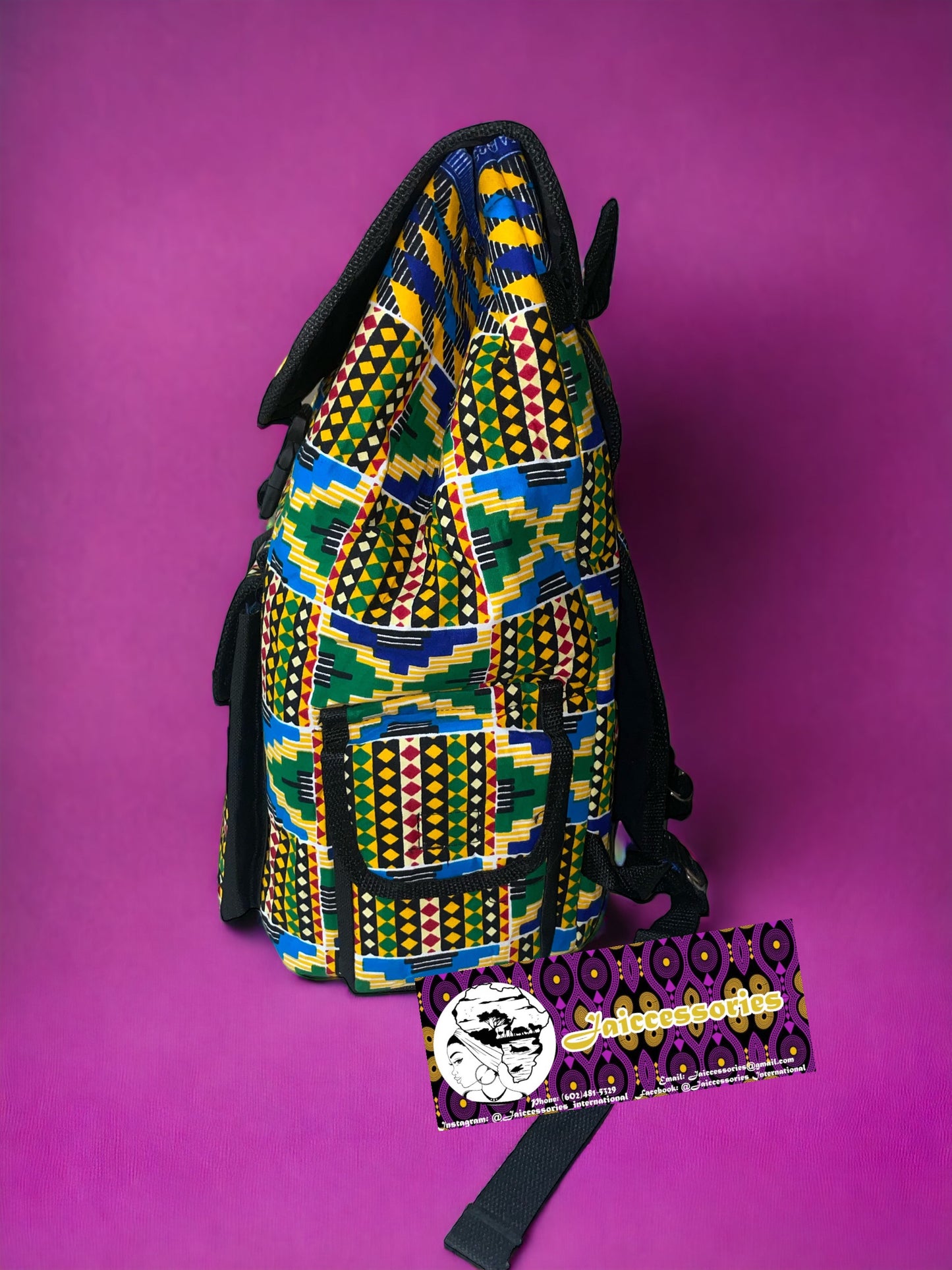 Africa Backpack - Jamaican Blue & Green