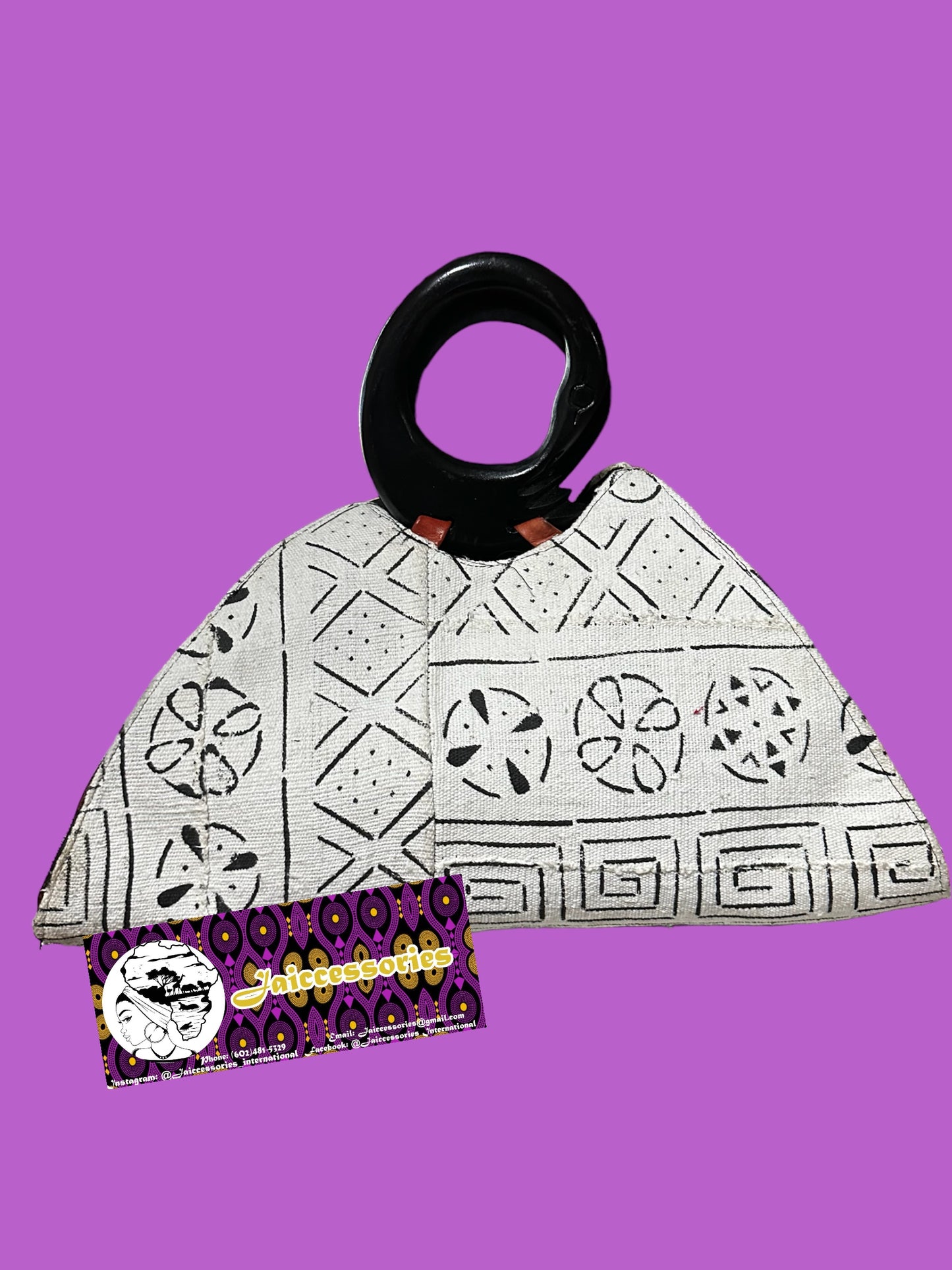 Return Purse - White Pattern