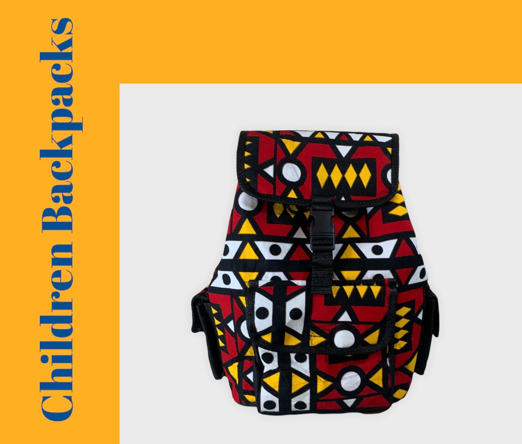 Children Backpack Red