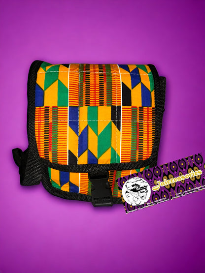 Mini Messenger Bag - Kente