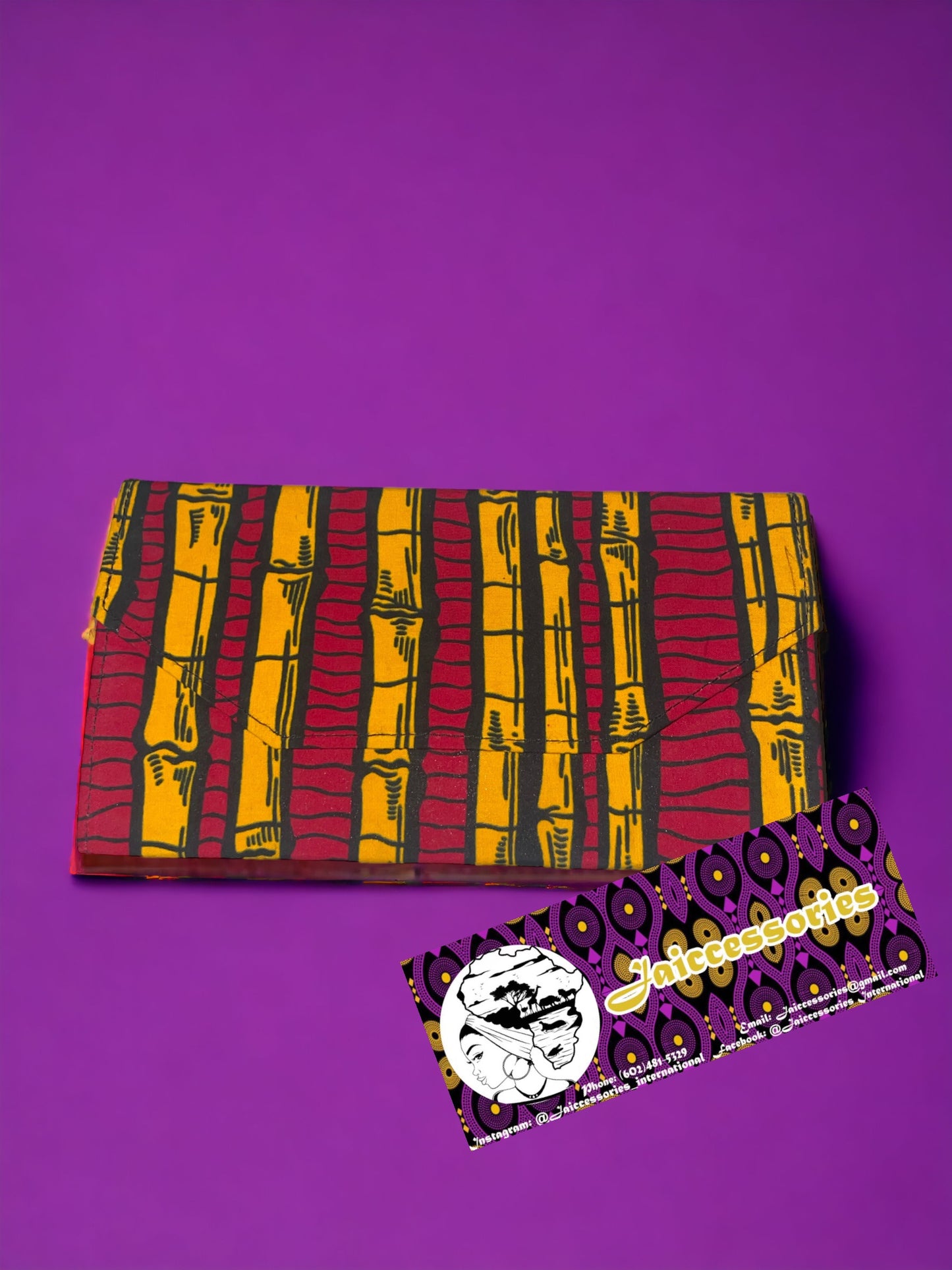 Purse Set - Yellow and Red Bamboo