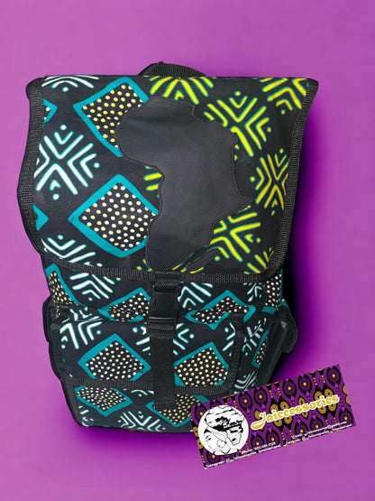 Africa Backpack - Green Mix