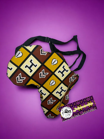 Africa Bag - Brown and Yellow