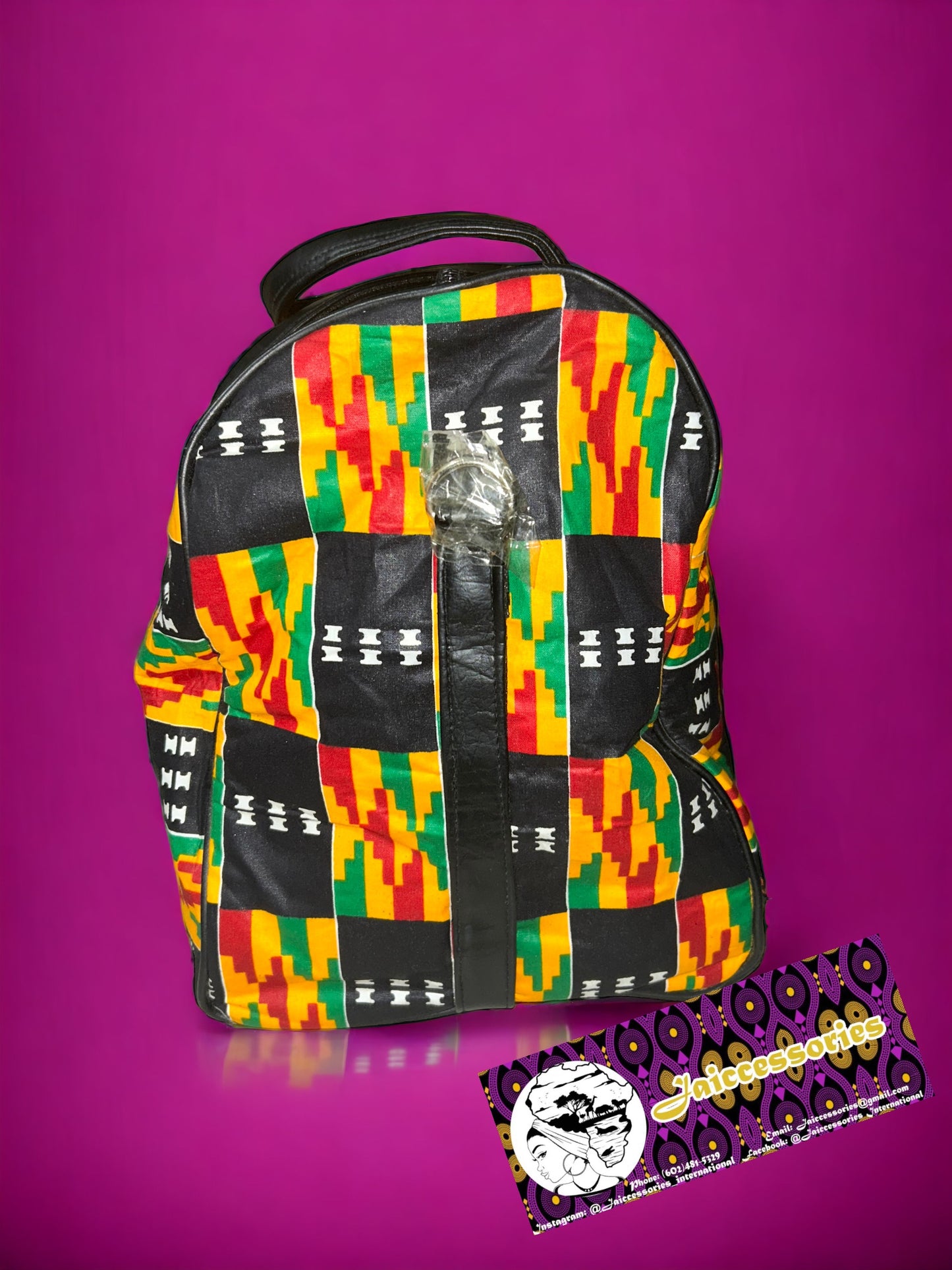 Travel Bag - Kente Diamond Pattern