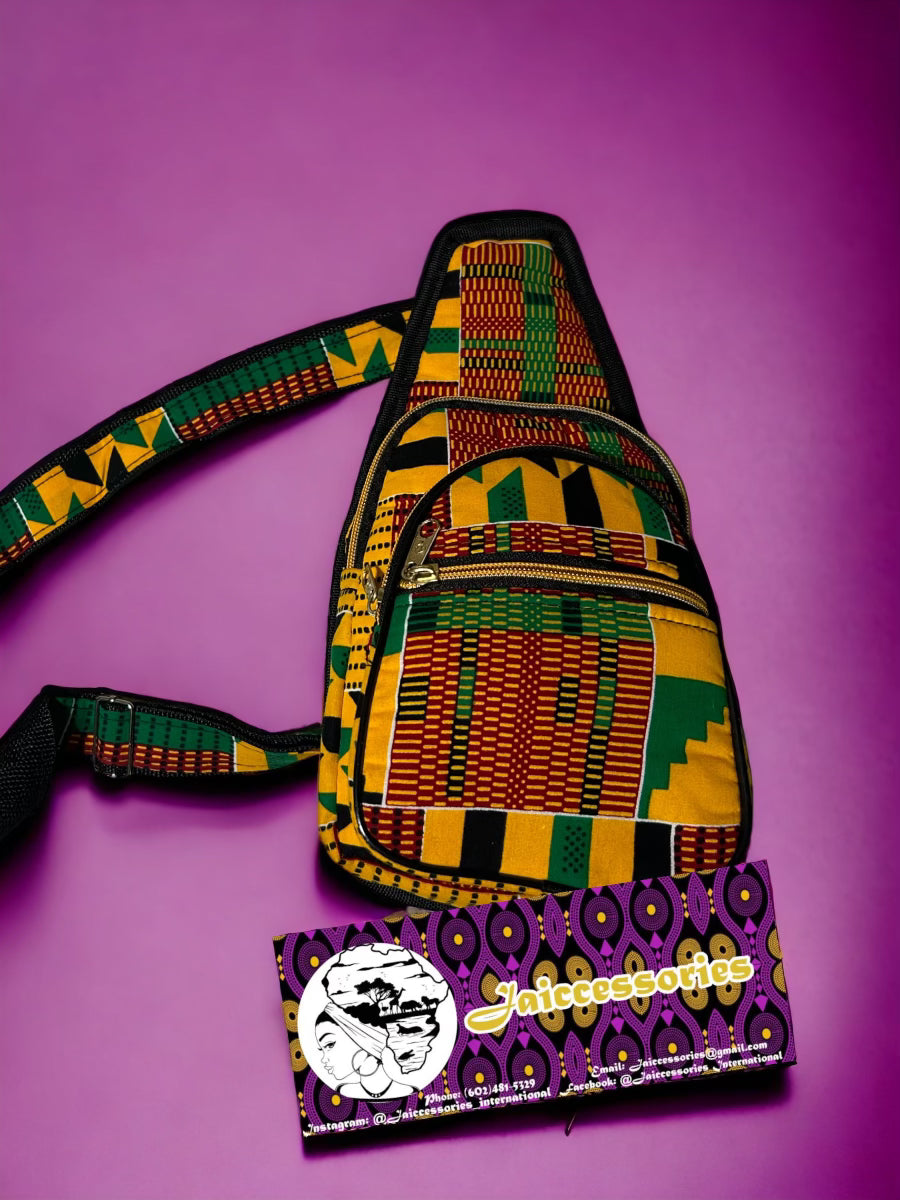 Mini Sling Bag - Kente