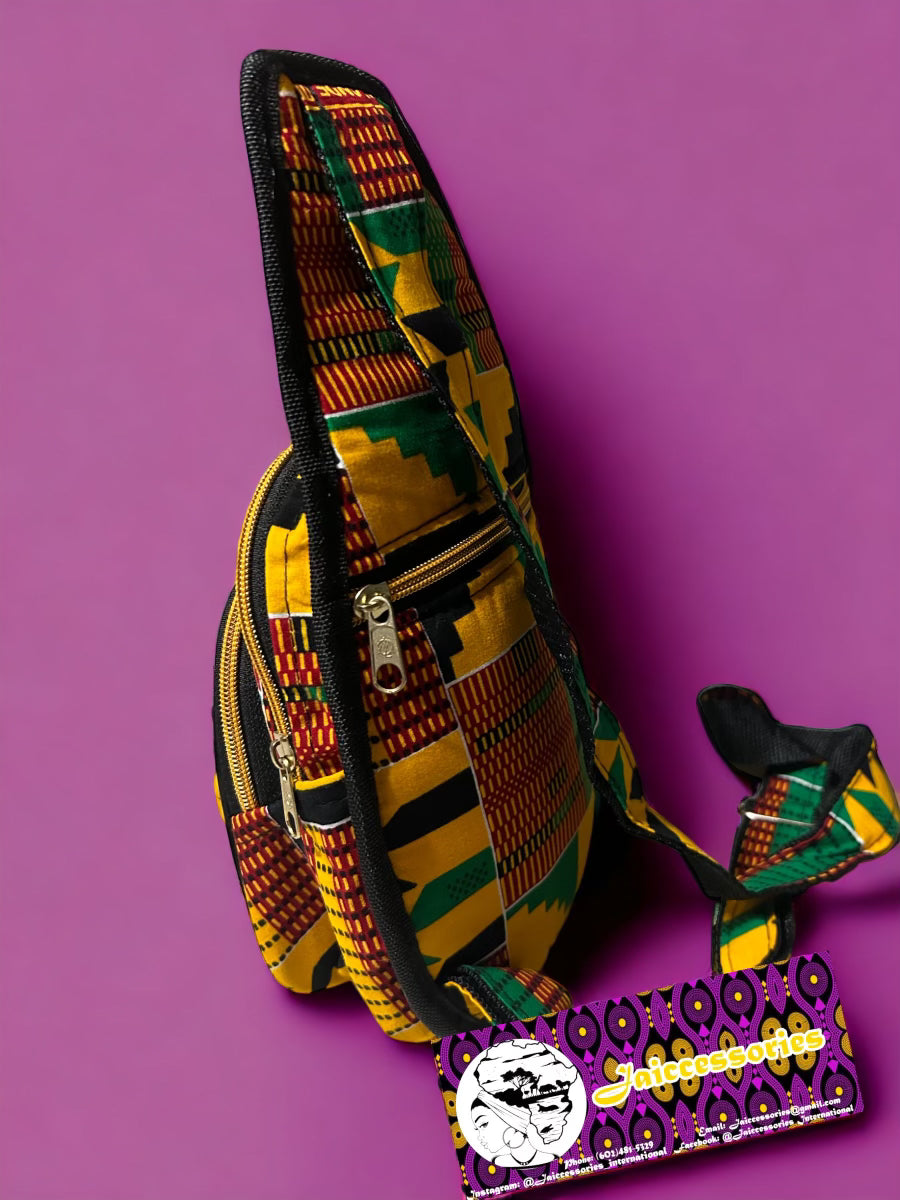 Mini Sling Bag - Kente