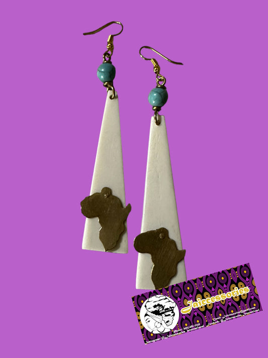 Africa Stone Earrings